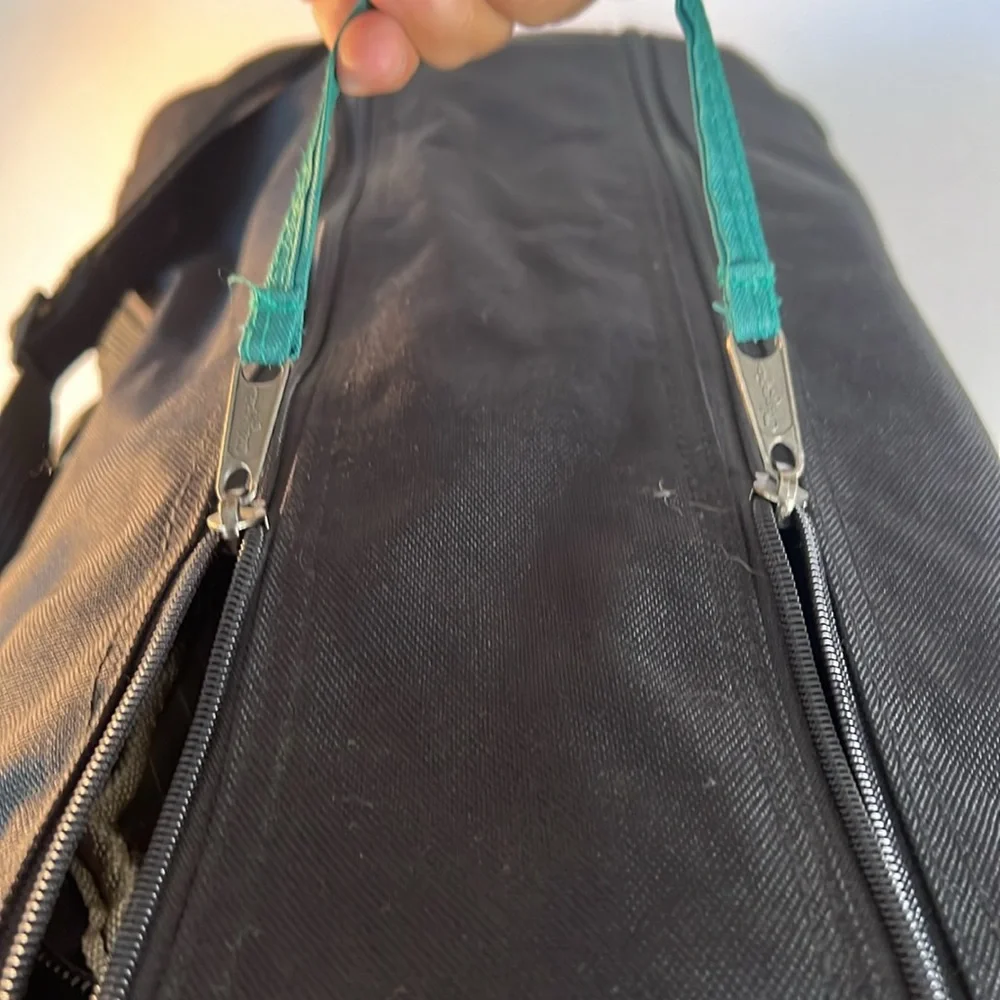 Olympia Black Large Duffel Bag